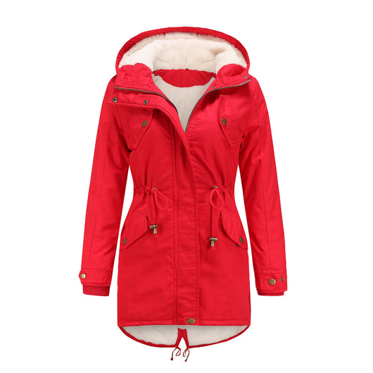 Abrigo Parka Grueso para Mujer con Capucha y Forro Polar - Image 7
