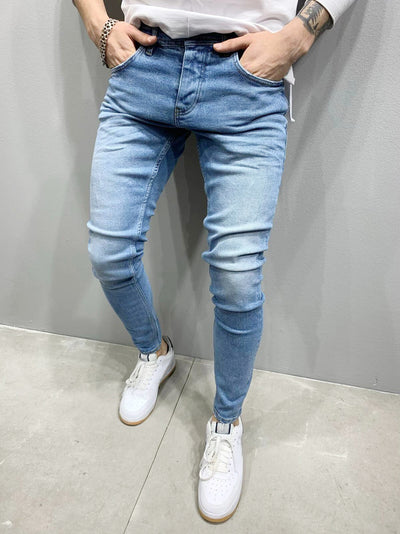 Pantalones Vaqueros Skinny Elásticos para Hombre