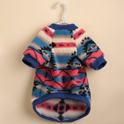 Suéter Polar para Perros con Rayas Adorables - Image 5