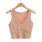 Blusa Tejida Escote V con Costuras en Pecho y Tela Stretch