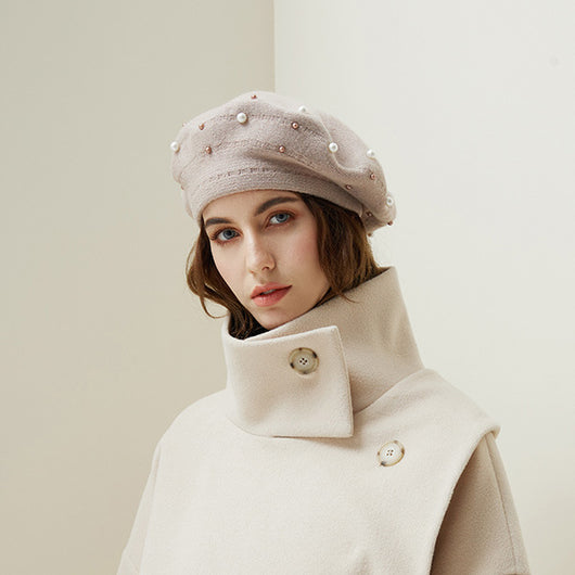 Boina de Perlas Otoño Invierno - Gorro Elegante Multiuso para Adultos - Image 7