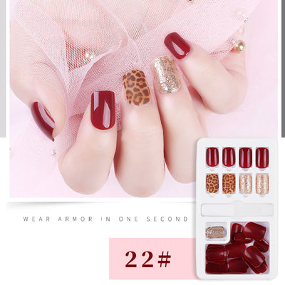 Set de 30 Uñas Postizas Desprendibles - Cobertura Completa para Decoración - Image 42