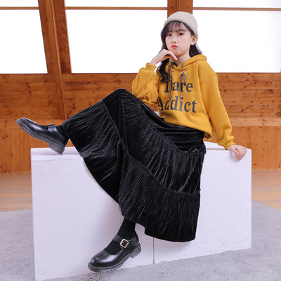 Falda de Terciopelo para Niñas - Elegancia y Comodidad - Image 10