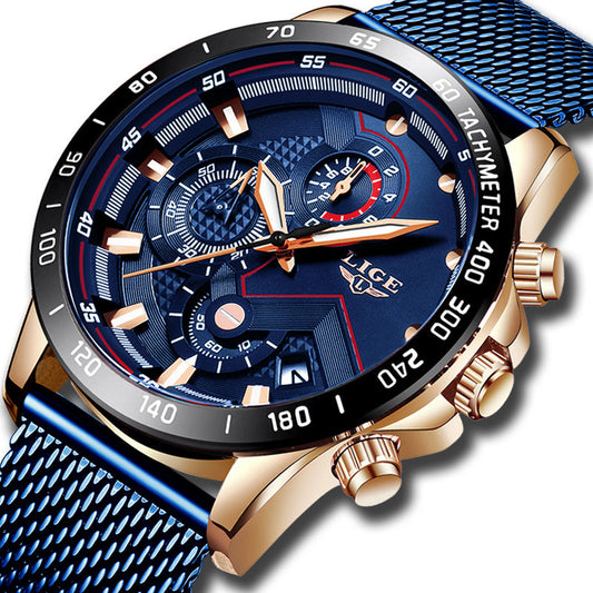 Reloj para Hombre con Malla Metálica