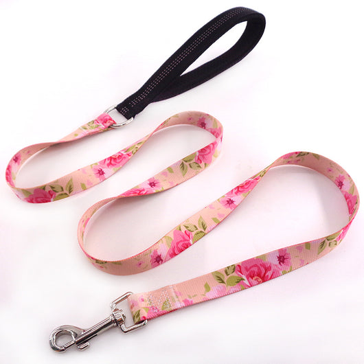 Correa de Adiestramiento para Perros con Diseño Floral - Image 19