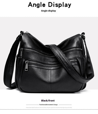Bolso Mensajero de Cuero Genuino Primera Capa - Estilo Profesional - Image 28