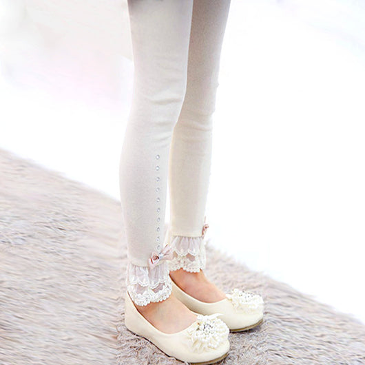 Leggings con Lazo y Volantes de Encaje - Image 5