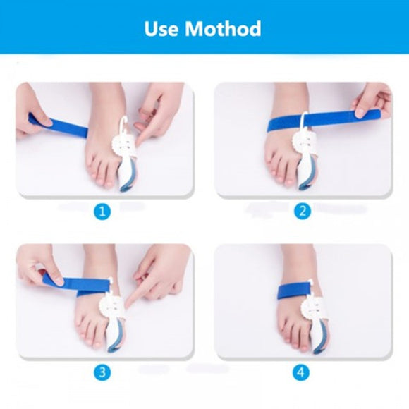Corrector de Dedos y Pulgar en Silicona - Alineador de Pies