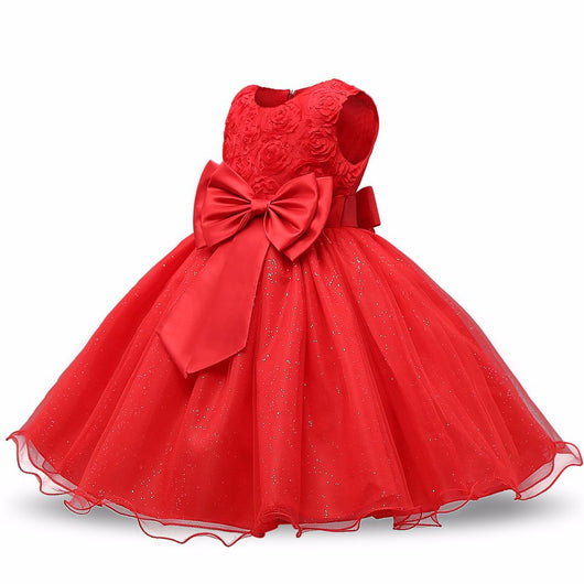 Vestido de Princesa Tutú Floral para Niña - Fiesta, Boda y Cumpleaños - Image 12