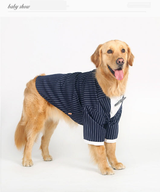 Traje para Perro con Pajarita a Rayas - Image 6