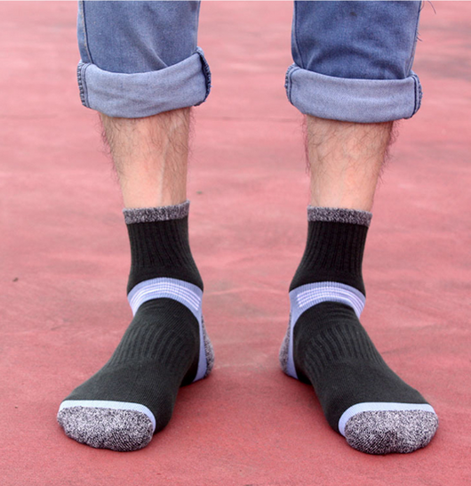 Calcetines Deportivos para Hombre Transpirables Absorbe Sudor Desodorante