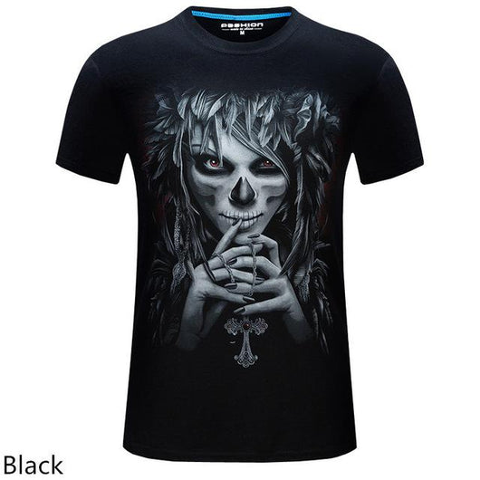 Playera Casual Estampado Animal 3D Personalizada Talla Grande Hombre - Image 15