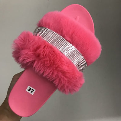 Pantuflas Brillantes Esponjosas con Plataforma y Cuña - Image 18