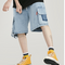 Shorts de Mezclilla con Hebilla y Cinta Ajustable para Hombre