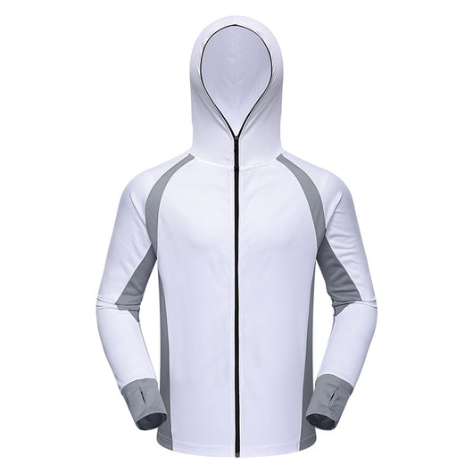 Chaqueta de Pesca con Protección UV y Capucha