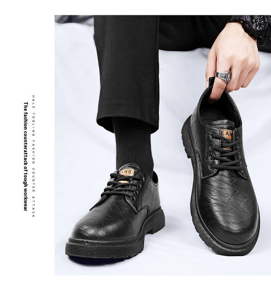 Botas de Cuero para Hombre - Estilo Casual y Trabajo - Image 20
