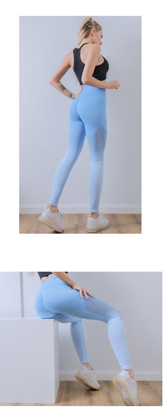 Pantalones de Yoga sin Costuras para Mujer - Secado Rápido y Transpirables - Image 7