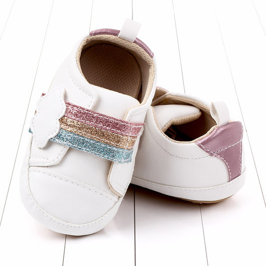 Zapatos infantiles con suela de goma para bebés y niños pequeños - Image 2