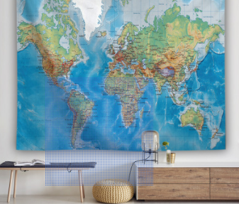 Tapiz de Mapa del Mundo - Image 4