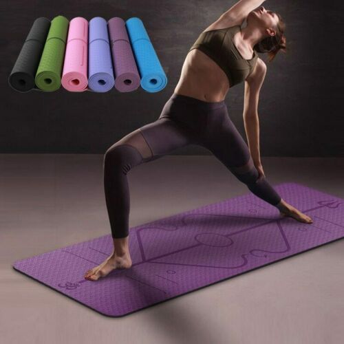 Tapete de Yoga TPE Antideslizante Ecológico 183x61cm