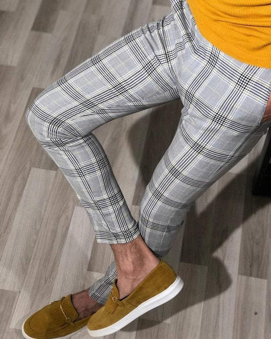 Pantalones Casuales a Cuadros para Hombre - Comodidad y Estilo - Image 8