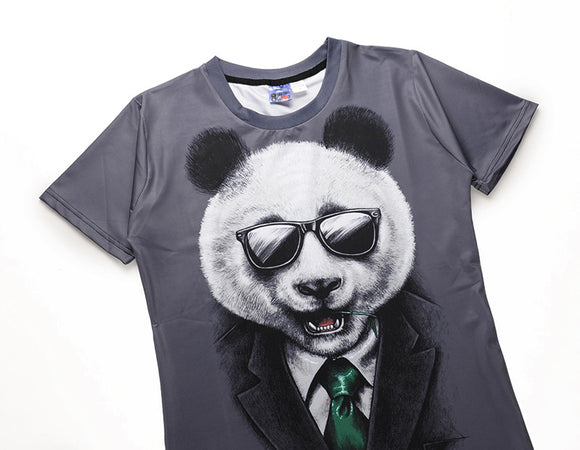 Camiseta Estampada de Manga Corta
