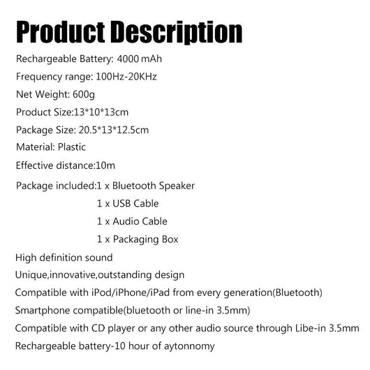 Parlante Bluetooth Skull con Sonido Potente - Image 2