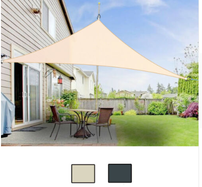 Toldo Triangular Impermeable para Exterior