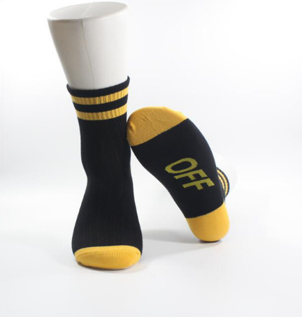 Calcetines Deportivos a Rayas de Algodón Tubo Alto - Image 12
