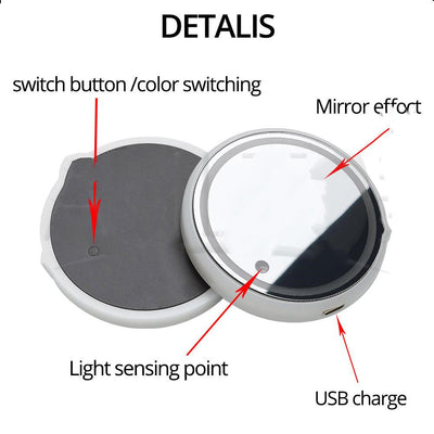 Posavasos LED Luminosos para Auto con Puerto USB - Set de 2 Piezas - Image 4