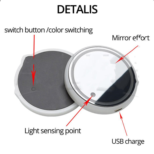 Posavasos LED Luminosos para Auto con Puerto USB - Set de 2 Piezas - Image 4