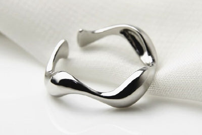 Anillo Ondulado Dorado Brillante - Accesorio de Personalidad - Image 21