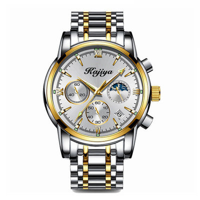 Reloj Hombre Acero Inoxidable Resistente al Agua con Calendario y Luz - Image 10