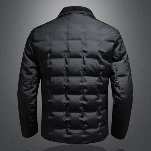 Chaqueta Acolchada de Plumón para Hombre - Abrigo Térmico Premium - Image 3