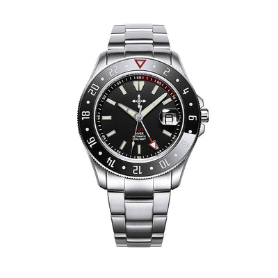 Reloj Hombre Acero Inoxidable Cristal Zafiro Luminoso Resistente al Agua - Image 3
