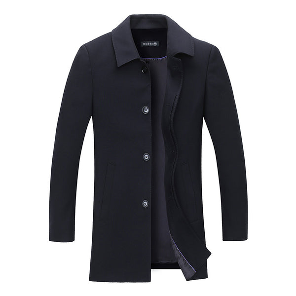 Cardigan Tipo Saco para Hombre Maduro - Camisa Larga Moderna