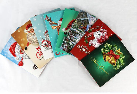Tarjeta de Navidad con Pintura de Diamantes Creativa - Image 27