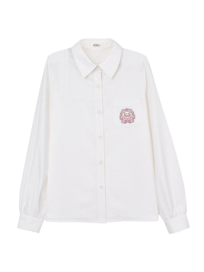 Blusa Blanca Clásica para Mujer - Image 10