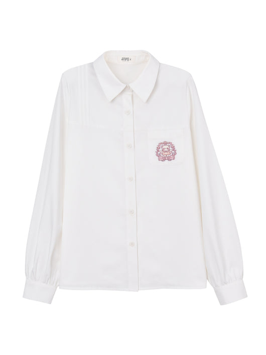 Blusa Blanca Clásica para Mujer - Image 10