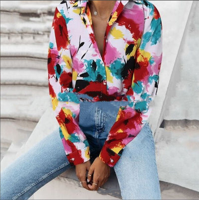 Blusa Estampada Multicolor para Mujer - Image 12