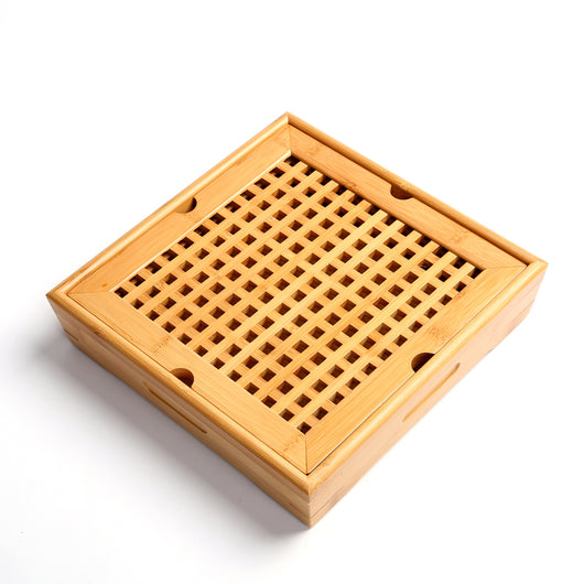 Bandeja de Té Bambú Ningya Cuadrada - Mesa de Ceremonia - Image 7