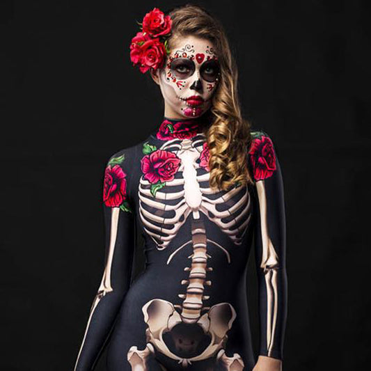 Mono Calavera Rosa con Esqueleto - Image 2