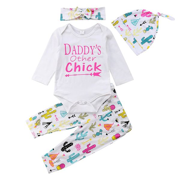 Conjunto de 4 Piezas Enterizo para Bebé Niña - Image 6