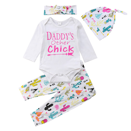 Conjunto de 4 Piezas Enterizo para Bebé Niña - Image 6