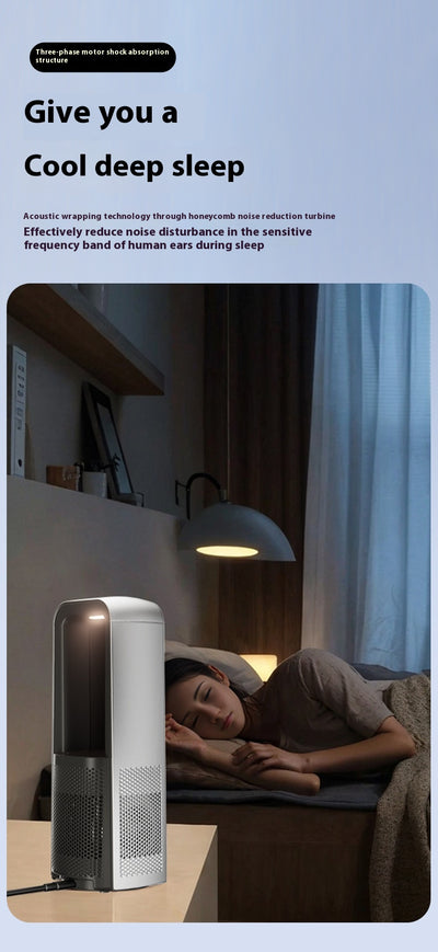 Ventilador Inteligente Sin Aspas con Doble Turbina y Sensor de Temperatura - Image 8