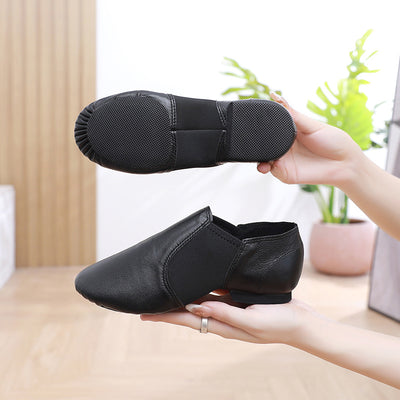 Zapatos de Jazz de Cuero Genuino con Suela Blanda para Práctica - Image 3