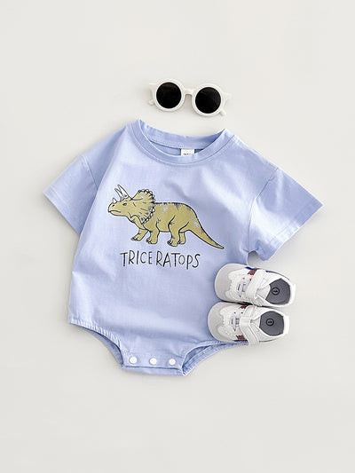 Enterizo Triangular con Estampado de Dinosaurio Bebé - Image 23