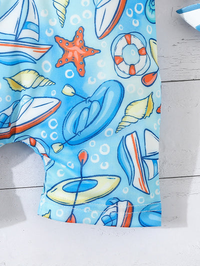 Enterizo de Baño Infantil Estampado para Verano - Image 45