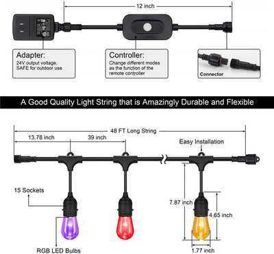 Luces LED Decorativas de Cuerda - Image 9