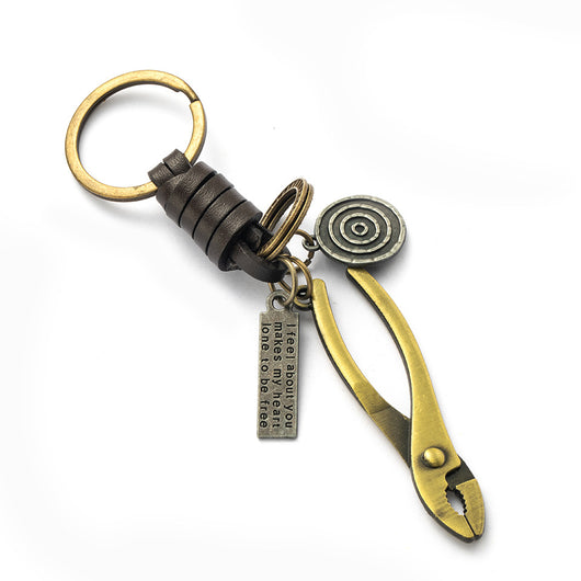 Llavero de Cuero Tejido a Mano - Estilo Vintage Artesanal - Image 14